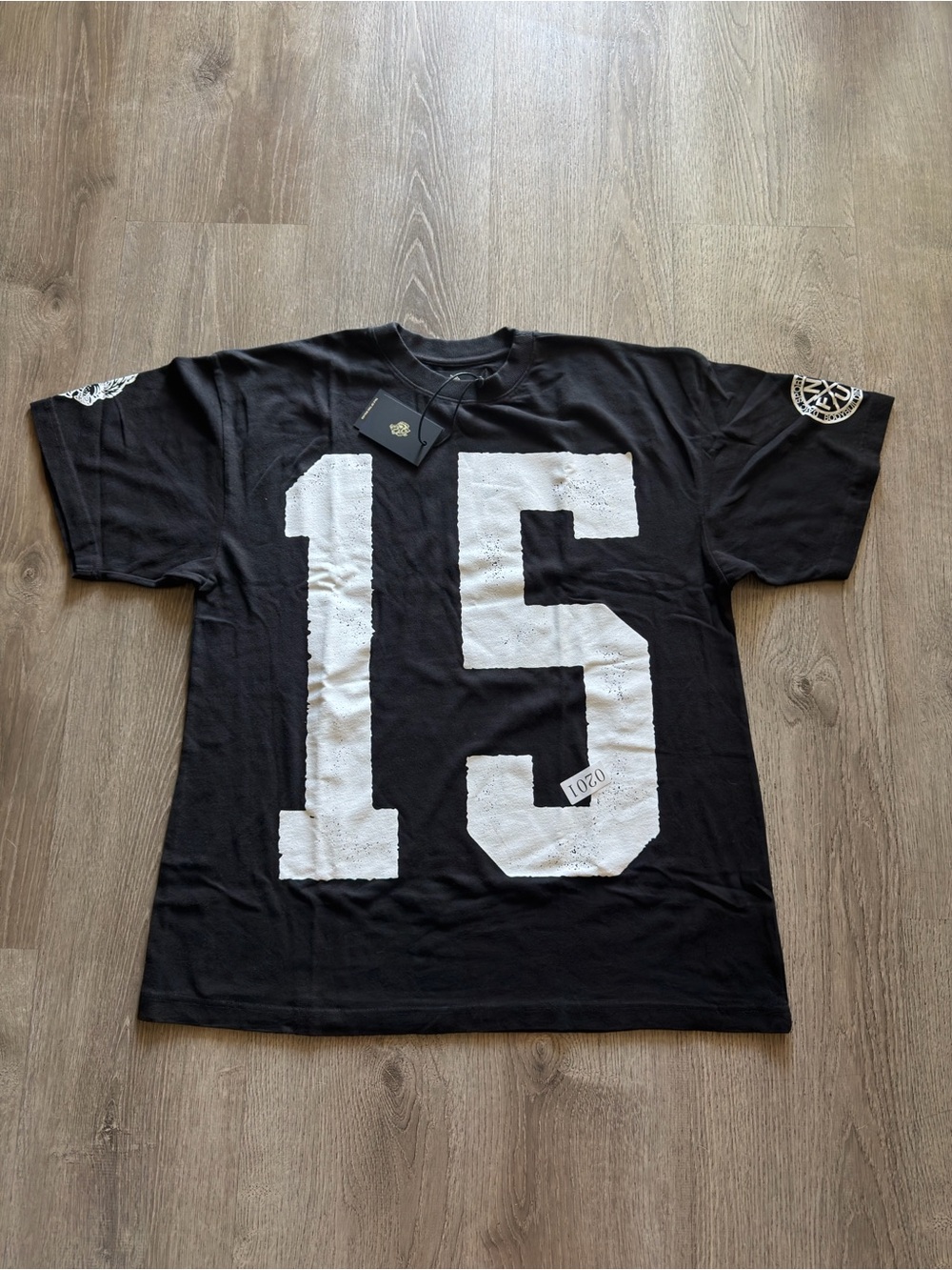 Darc Sport Black Tee with White '15' Graphic